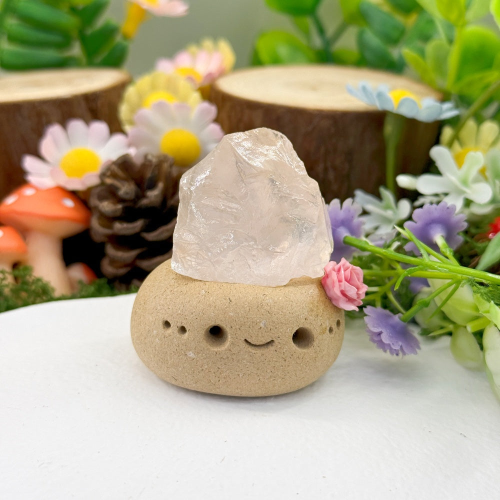 UniTama | Rose Quartz Little Bean