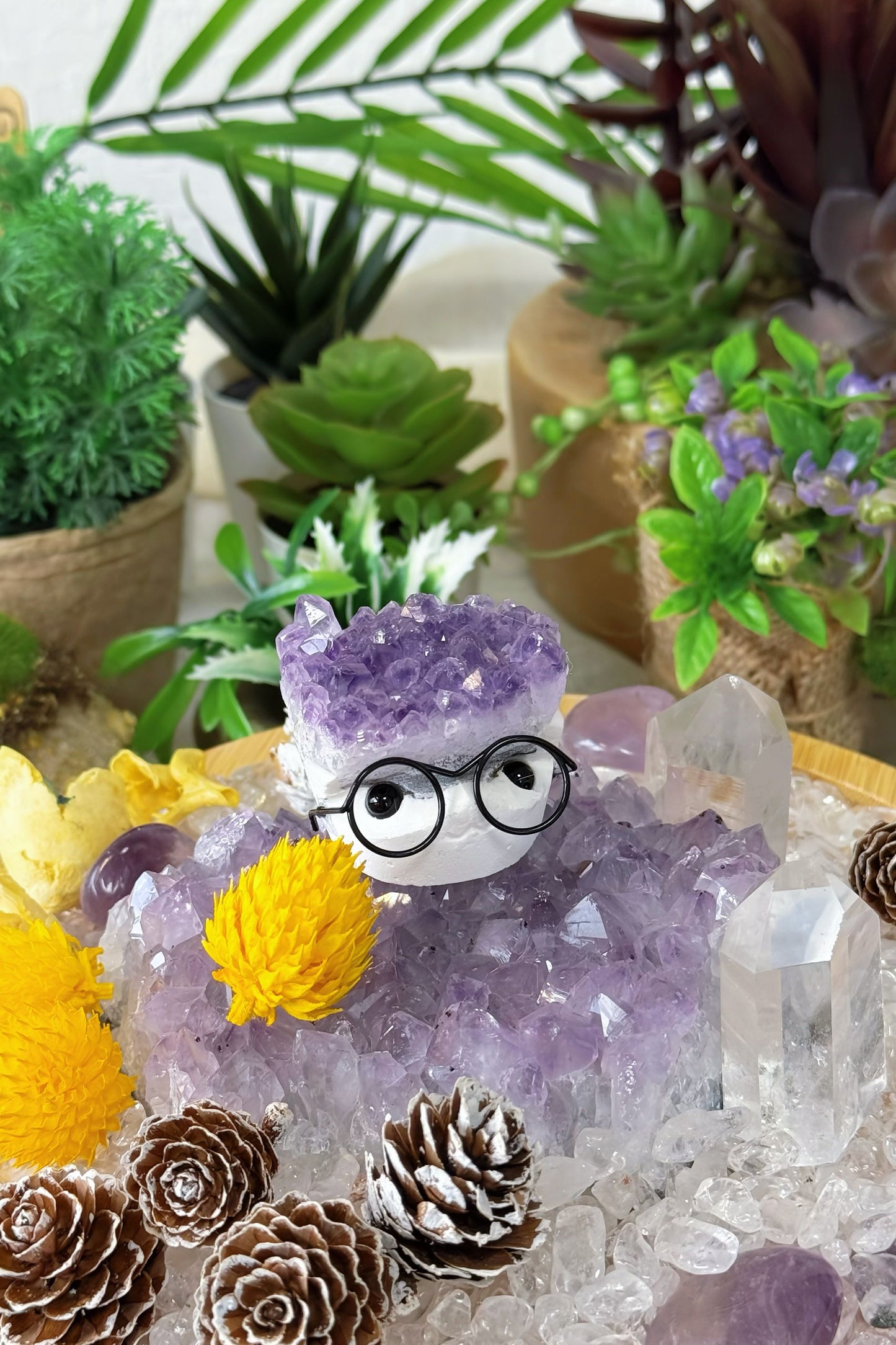 UniTama | Amethyst Cluster Mame-chan