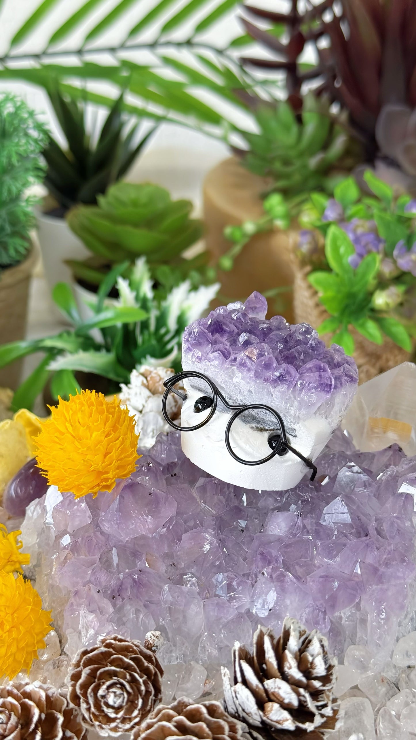UniTama | Amethyst Cluster Mame-chan