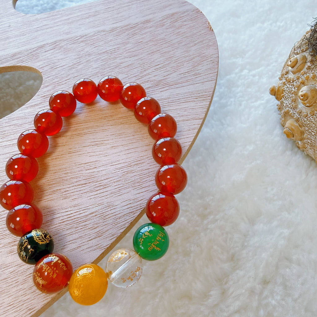 天然石ビーズブレスレット