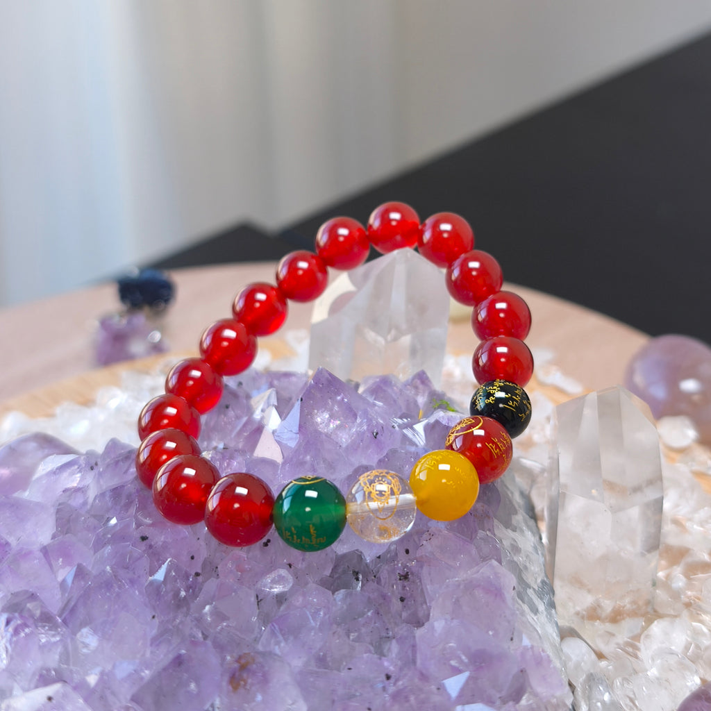 天然石ビーズブレスレット