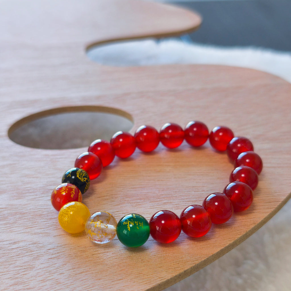 天然石ビーズブレスレット