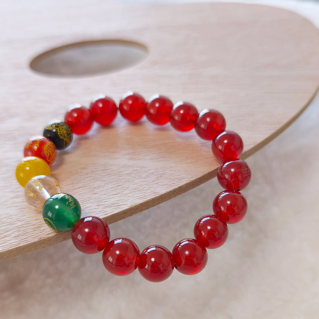 天然石ビーズブレスレット